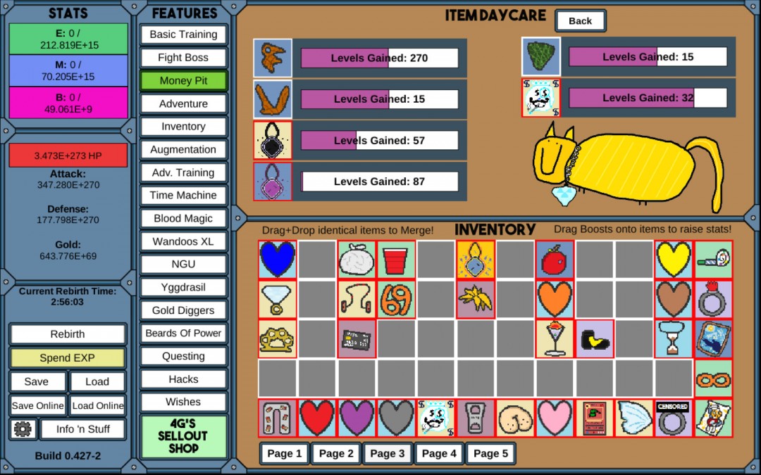 《NGU IDLE》游戏库