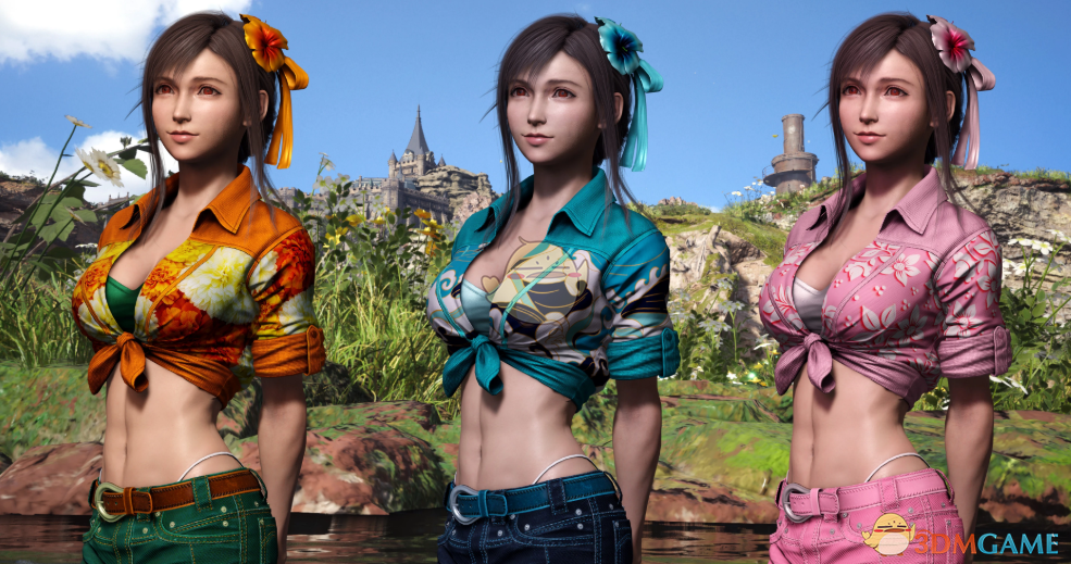 《最终幻想7：重生》蒂法魅力鯨鱼服装重新着色MOD