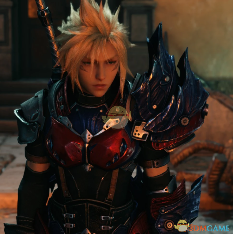 《最终幻想7：重制版》克劳德的怪物猎人斩龙盔甲MOD