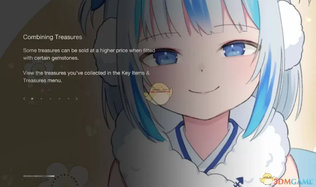 《生化危机4：重制版》加载屏幕二次元虚拟主播噶呜·古拉图案MOD