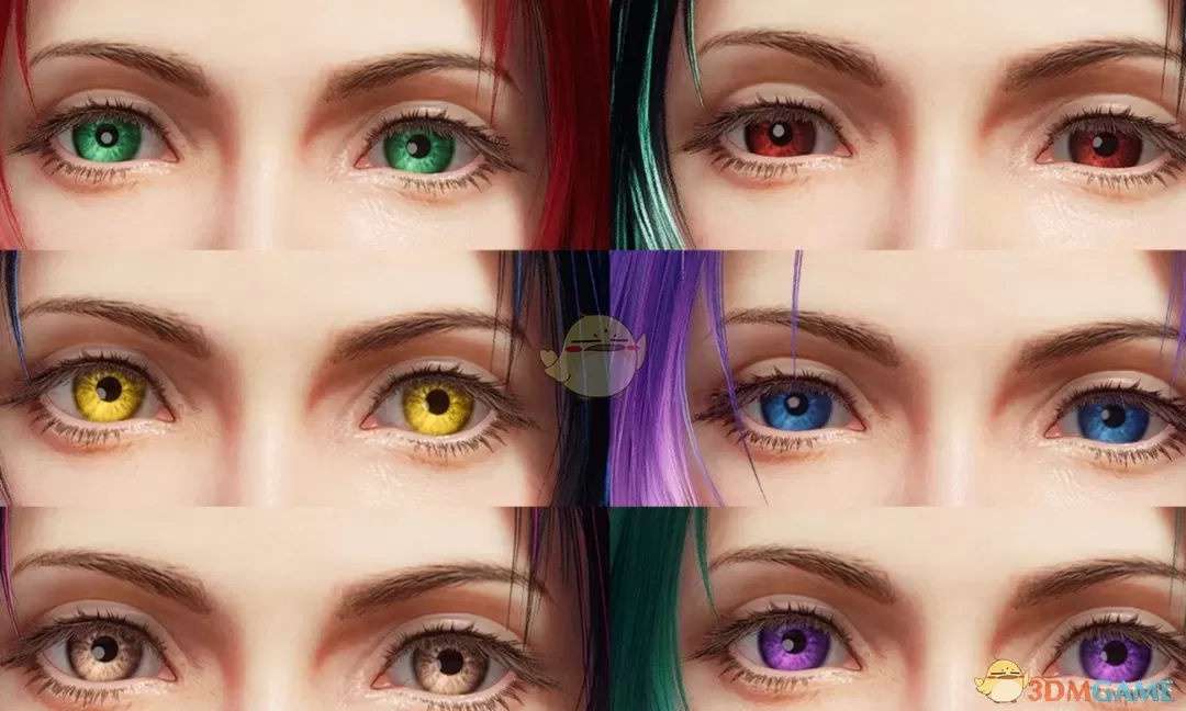 《最终幻想7：重生》爱丽丝的多色瞳孔包MOD