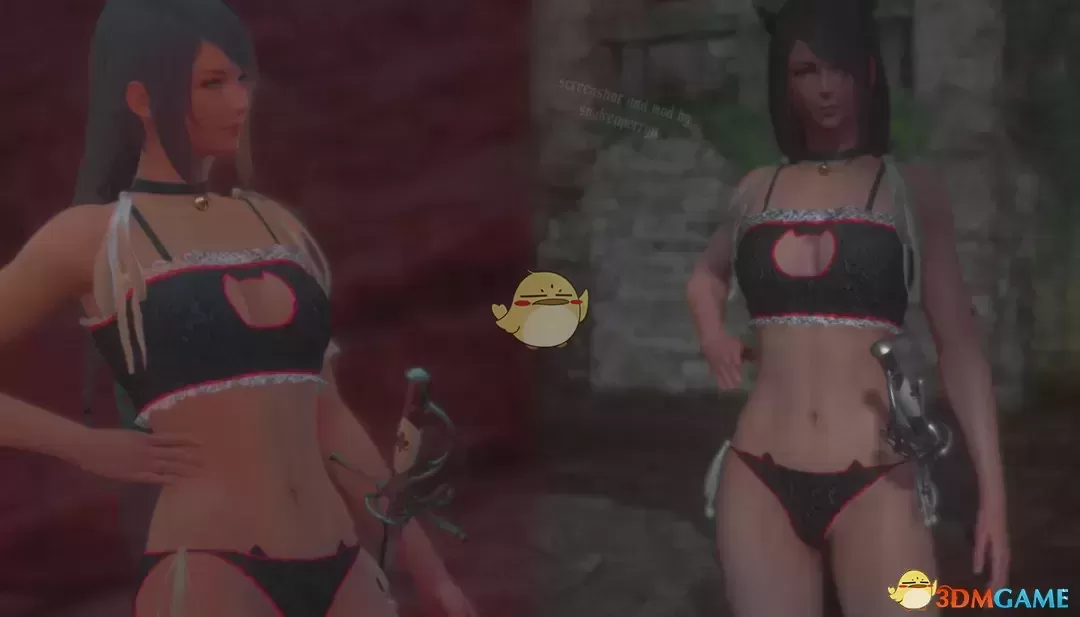 《最终幻想16》吉尔的性感猫咪奶窗内衣MOD