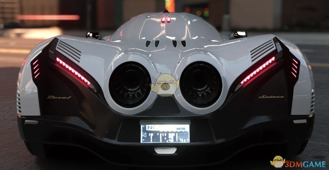《赛博朋克2077》独立车辆-迪拜恶魔16超跑MOD