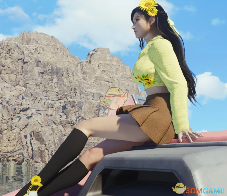 《最终幻想7：重生》蒂法的向日葵少女套装MOD