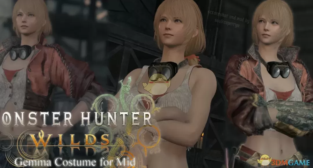 《最终幻想16》米德亚朵的怪猎荒野杰玛服饰MOD