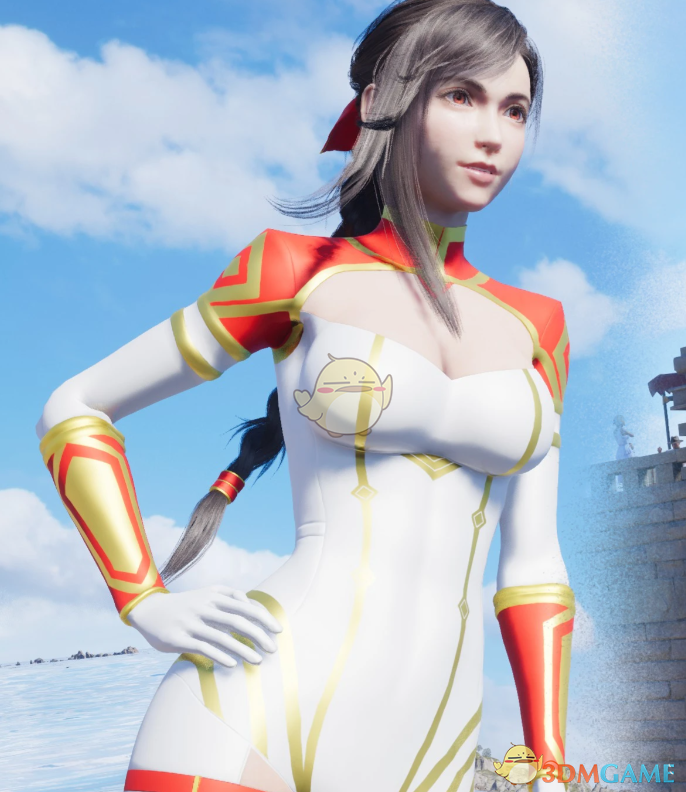 《最终幻想7：重生》蒂法的暗影庭园作战衣MOD（白色）