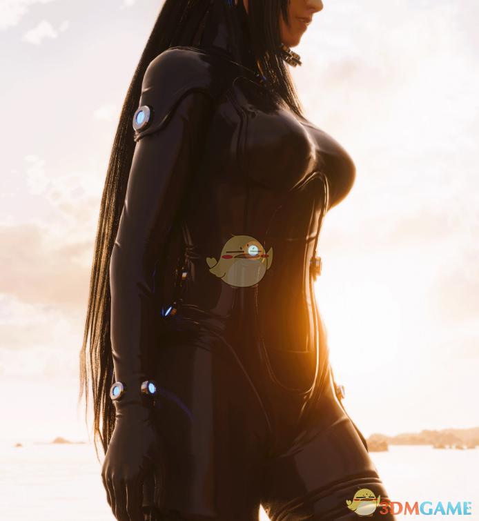 《最终幻想7：重生》蒂法的性感杀戮都市黑色胶衣MOD