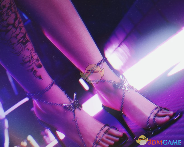 《赛博朋克2077》蝴蝶高跟凉鞋MOD