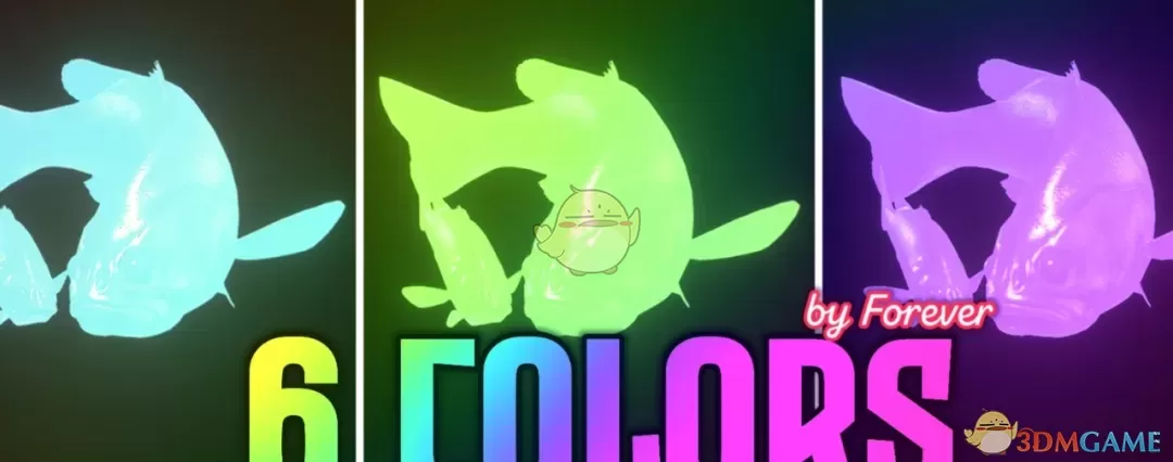 《生化危机4：重制版》游鱼六色发光纹理MOD