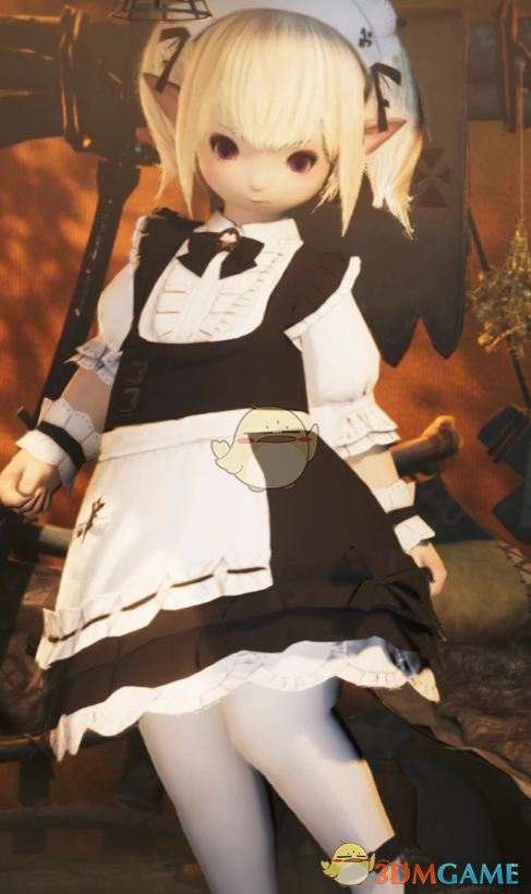 《怪物猎人：荒野》最终幻想14拉拉菲尔女仆外观MOD