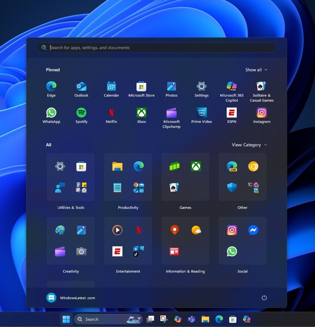 微软Windows 11开始菜单大改版！推荐项可彻底关闭