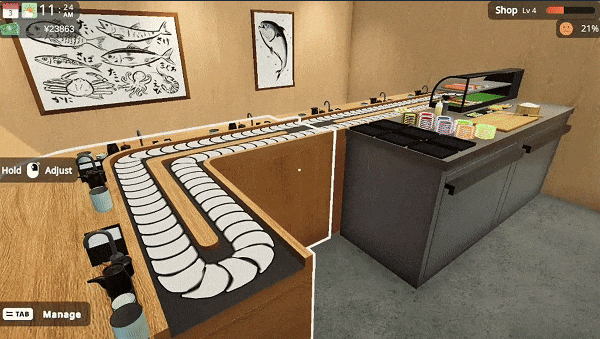 《回转寿司模拟器》电脑版