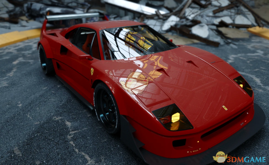 《赛博朋克2077》法拉利 F40 ZEPHYR超跑MOD