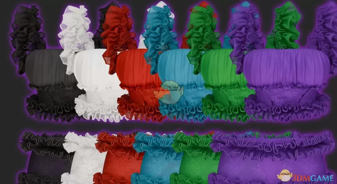 《赛博朋克2077》蕾丝叶边内衣套装MOD