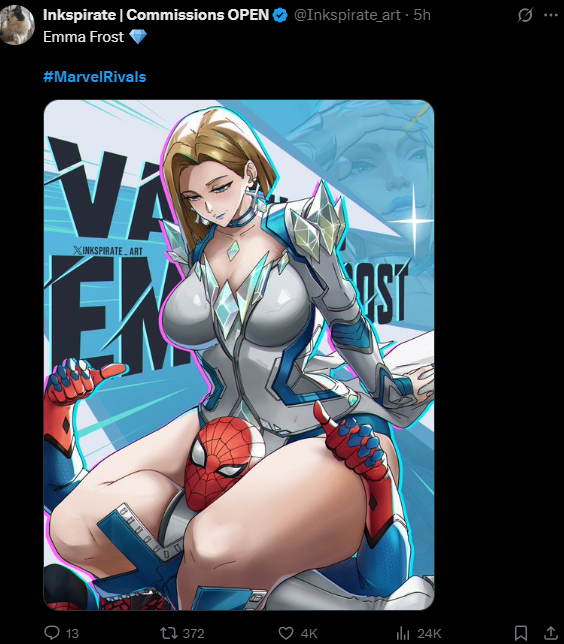 妈咪！我想被白皇后的大腿……