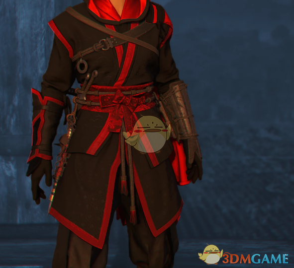 《刺客信条：影》奈绪江的红黑服装着色MOD