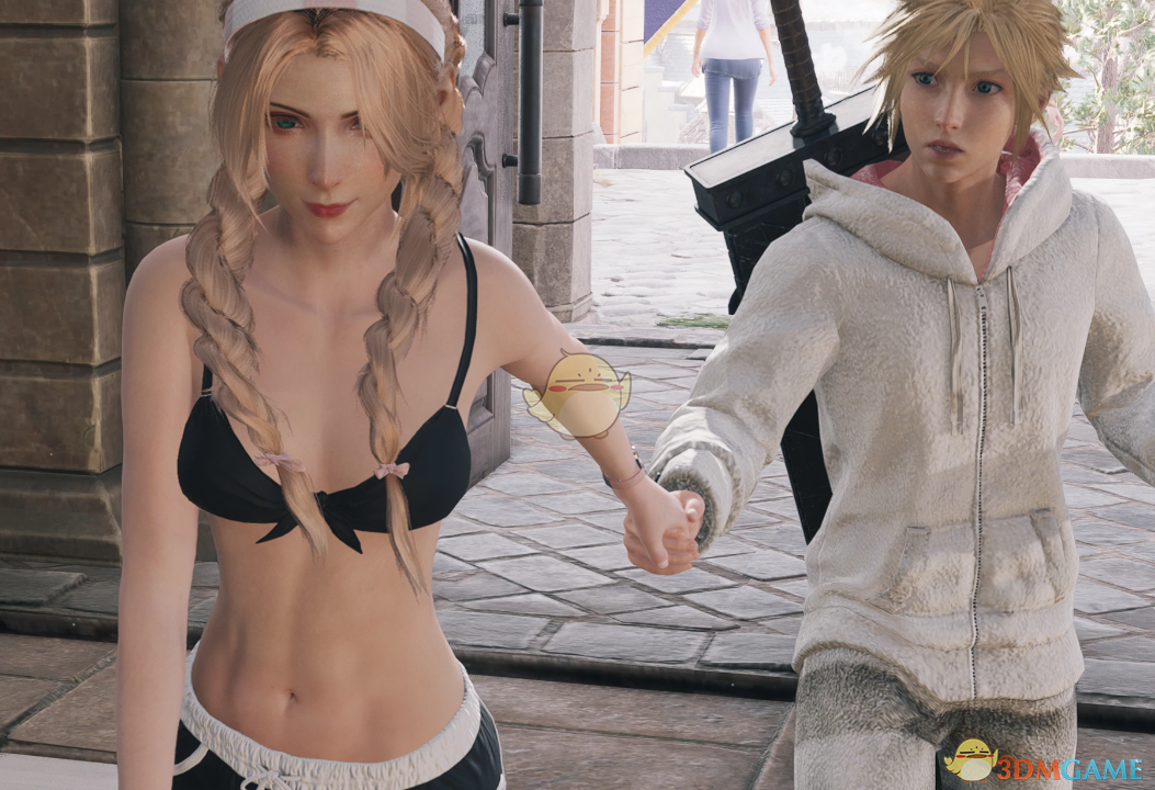 《最终幻想7：重生》爱丽丝的黑色沙滩泳装MOD