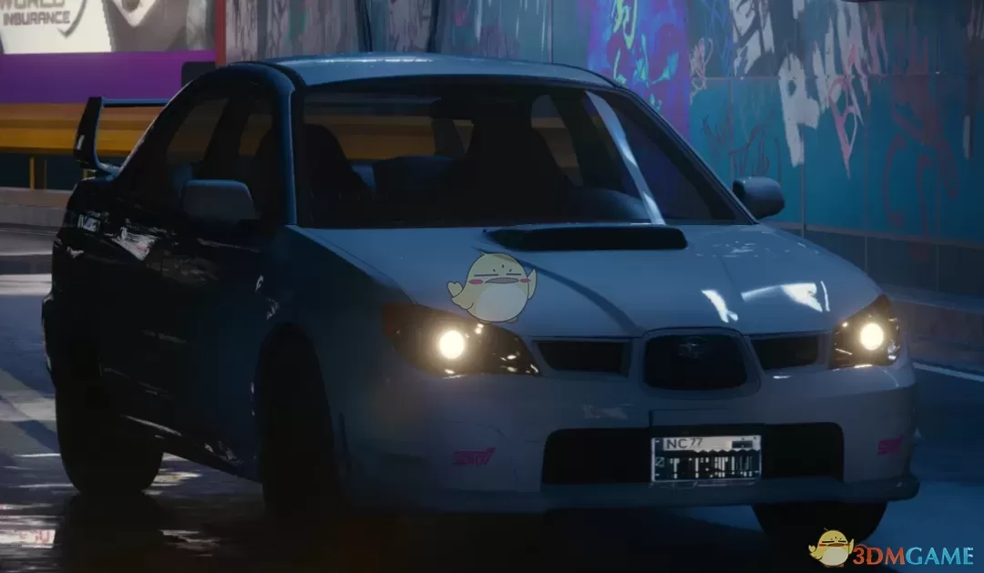 《赛博朋克2077》斯巴鲁 IMPREZA WRX轿车MOD