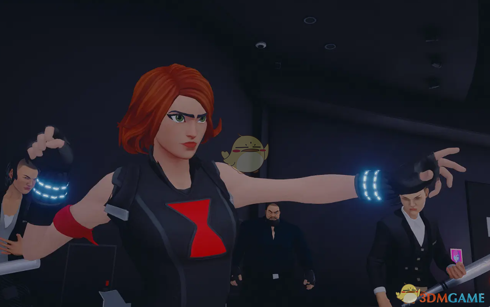 《师父》扮演堡垒之夜黑寡妇MOD