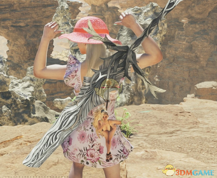 《怪物猎人：荒野》碎花连衣裙MOD