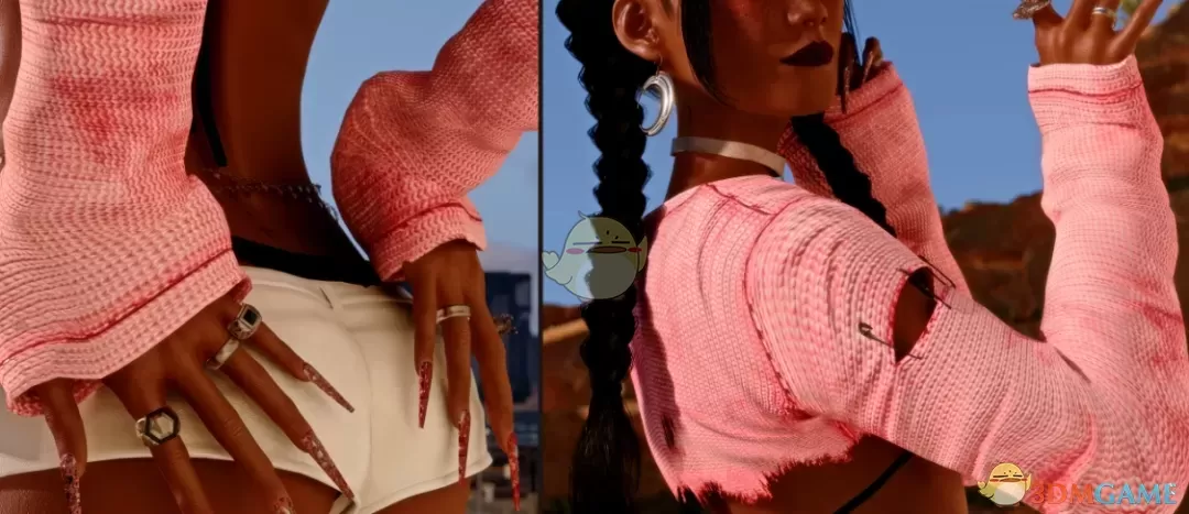 《赛博朋克2077》迷恋血族美甲MOD