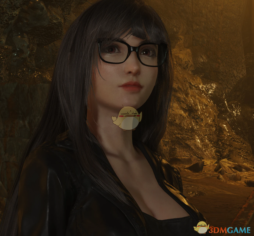 《最终幻想7：重生》蒂法的性感眼镜淑女套装MOD