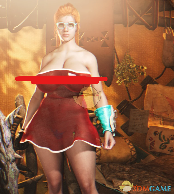 《怪物猎人：荒野》半透明轻纱连衣裙MOD