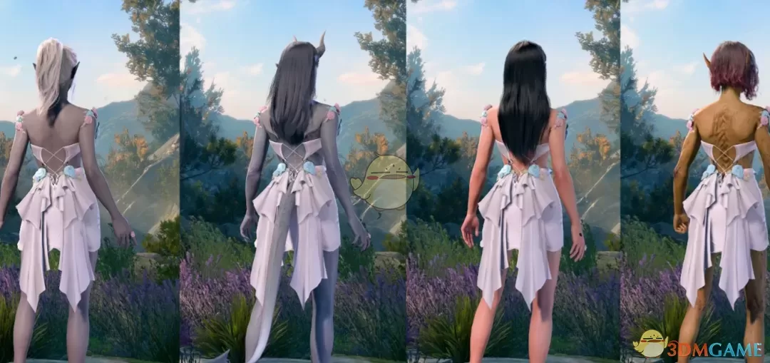 《博德之门3》可爱绽放连衣裙MOD