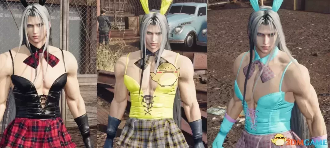 《最终幻想7：重制版》萨菲罗斯的兔男郎套装MOD