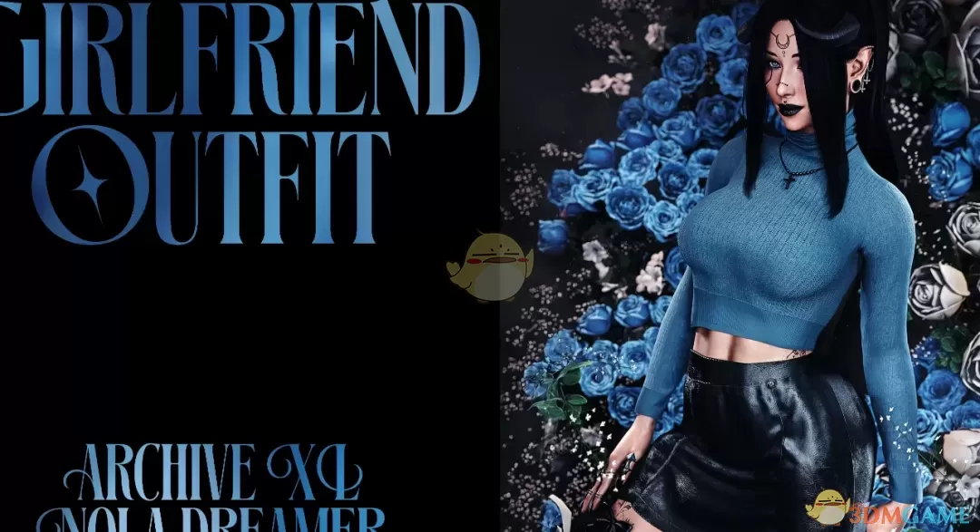 《赛博朋克2077》女友短裙套装MOD