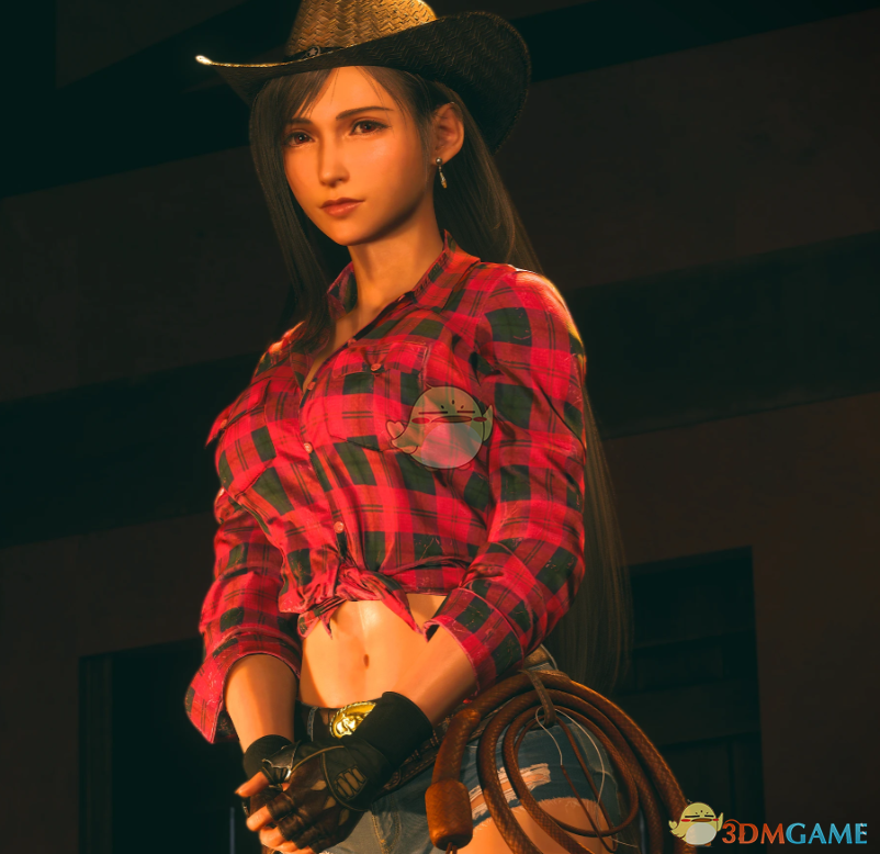 《最终幻想7：重生》蒂法的性感西部牛仔套装MOD