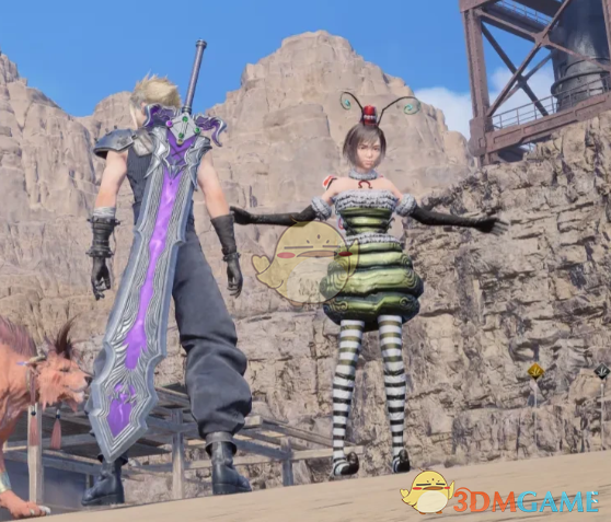 《最终幻想7：重生》尤菲的爱丽丝疯狂回归毛毛虫装MOD