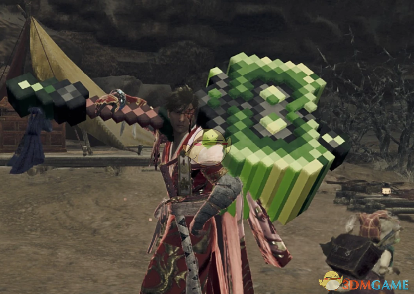 《怪物猎人：荒野》泰拉瑞亚叶绿战锤MOD