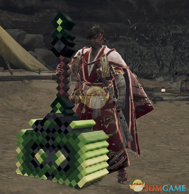 《怪物猎人：荒野》泰拉瑞亚叶绿战锤MOD