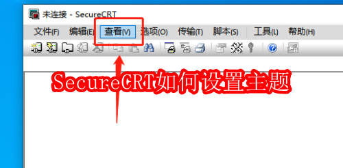 SecureCRT如何设置主题