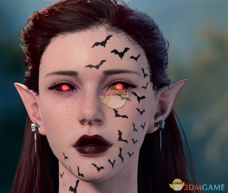 《博德之门3》血族蝙蝠纹身MOD