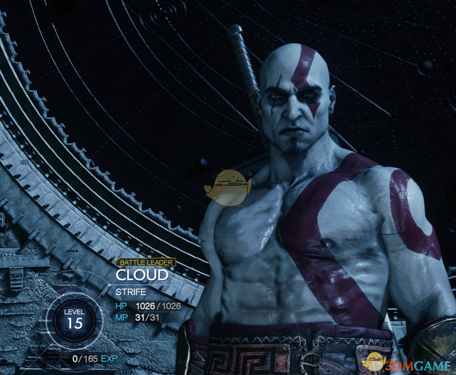 《最终幻想7：重生》战神奎托斯替换克劳德MOD