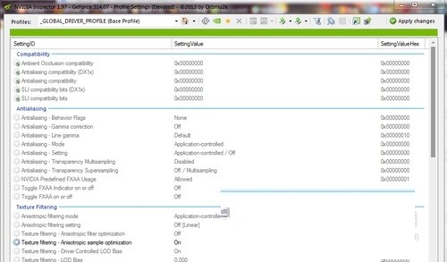 nvidiaProfileInspector中文版