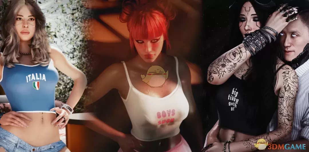 《赛博朋克2077》Y2K背心MOD