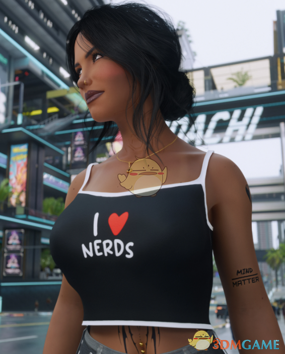 《赛博朋克2077》Y2K背心MOD