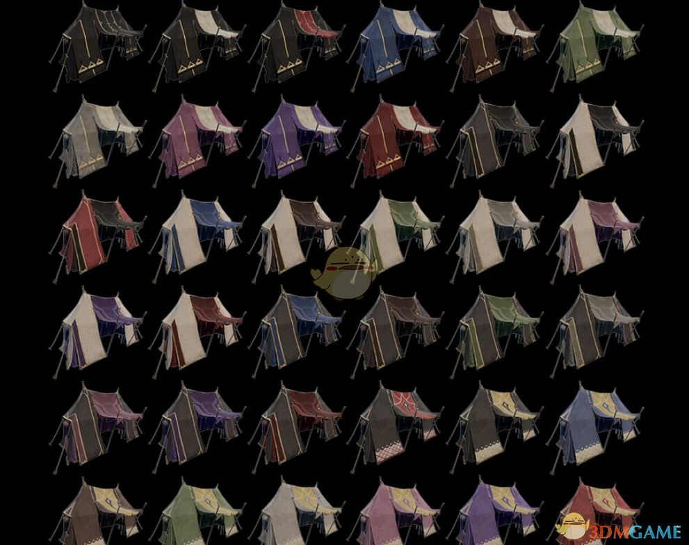 《博德之门3》可放置的帐篷和防水布MOD