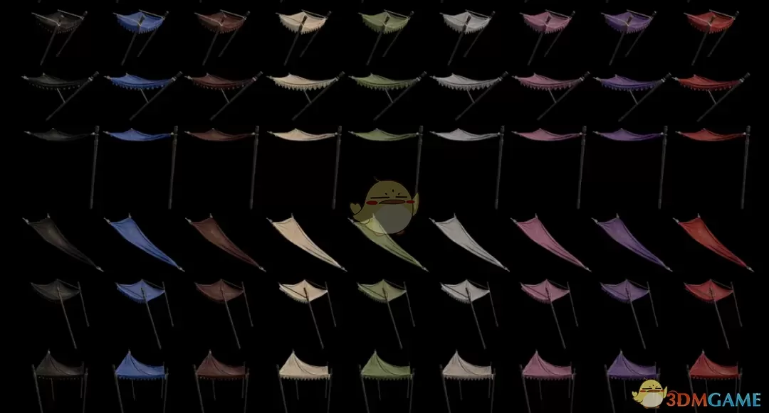 《博德之门3》可放置的帐篷和防水布MOD