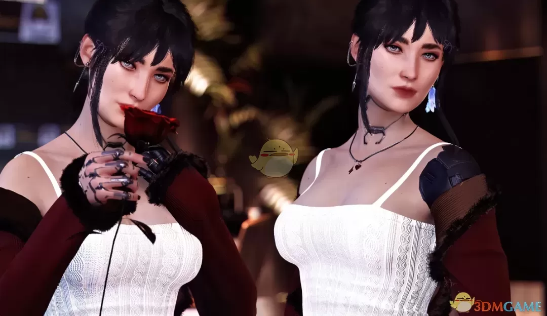 《赛博朋克2077》春季针织连衣裙MOD