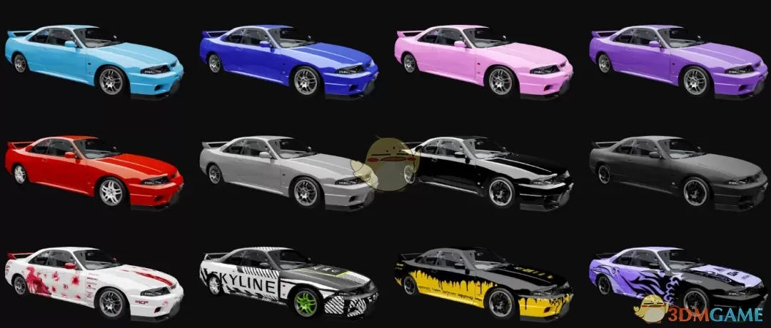《赛博朋克2077》日产Skyline GTR R33跑车MOD