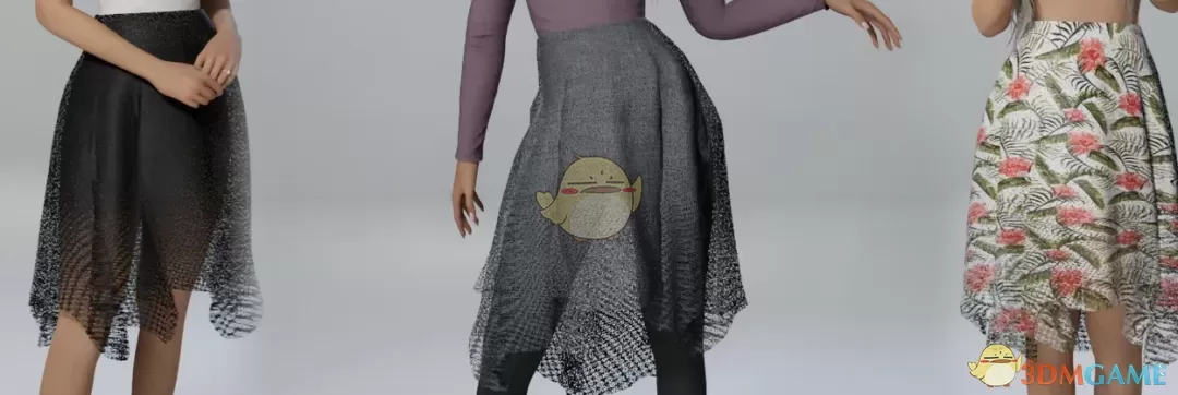 《InZOI》飘逸的物理中长裙MOD