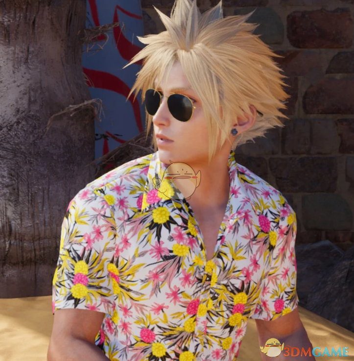 《最终幻想7：重生》克劳德的蜜月休闲服MOD