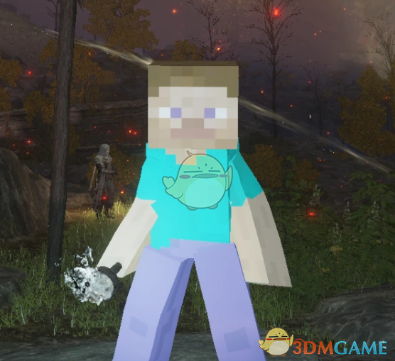 《艾尔登法环》扮演我的世界史蒂夫MOD