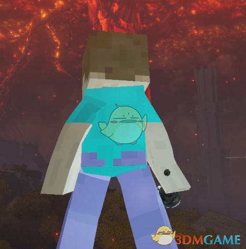 《艾尔登法环》扮演我的世界史蒂夫MOD