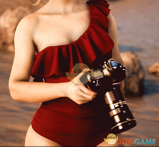 《赛博朋克2077》夏恋荷叶边泳装MOD