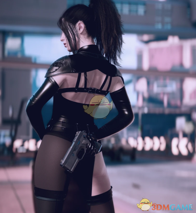 《赛博朋克2077》渡鸦女神套装MOD